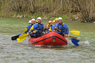 Rafting na řece Cetina