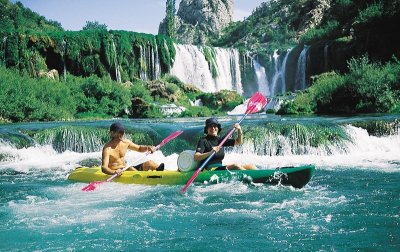 Rafting na řece Cetina