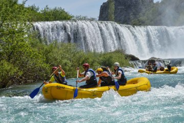 Rafting na řece Zrmanja, Chorvatsko, Severní Dalmácie